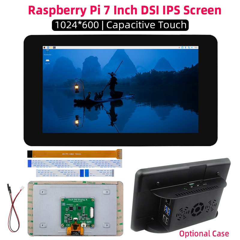 Pi 5 Case - Raspberry Pi 7 pulgadas DSI 1024*600