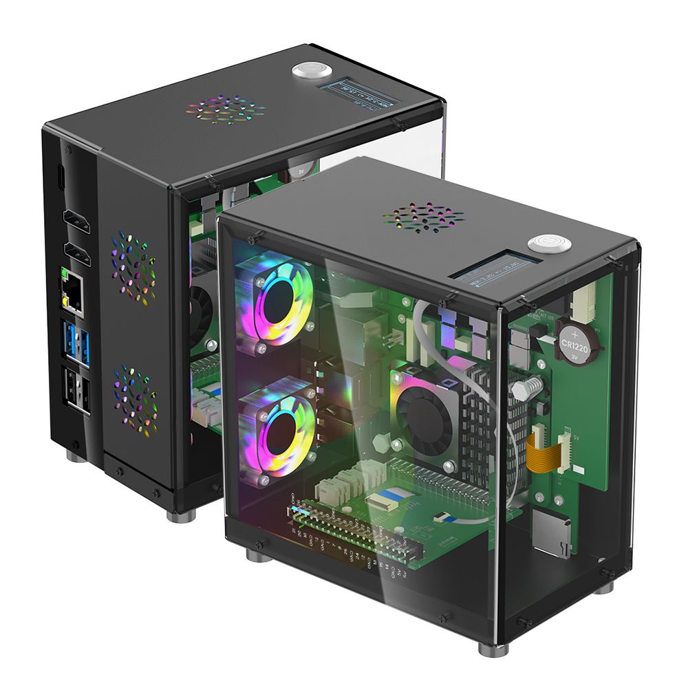 Pi 5 Case - Kit protector de carcasa Raspberry Pi