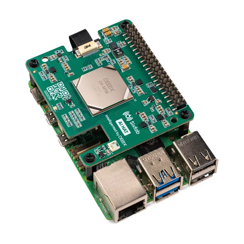 Chipboard Sixfab Ai Hat+ para  - Raspberry Pi reseña y precio