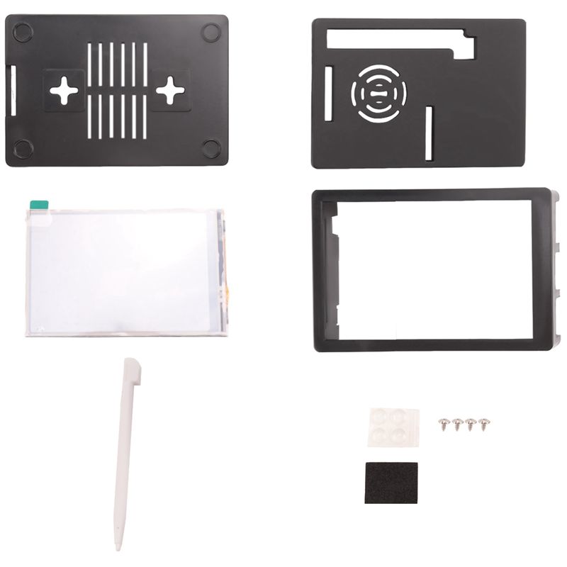 3 pantallas LCD TFT de 3,5 pul - Pi 4 Case reseña y precio