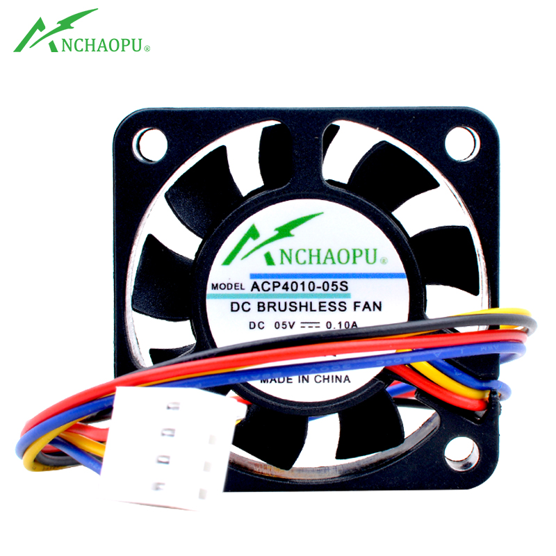 ANCHAOPU 4cm 40mm ventilador 4 - Pi 4 Case reseña y precio
