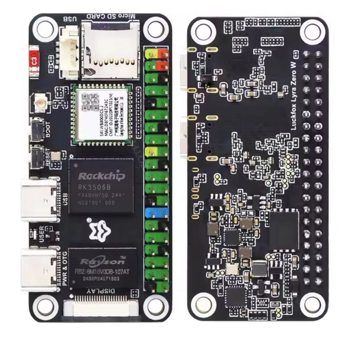 Placa Linux Luckfox Lyra Zero  - Pi Display reseña y precio