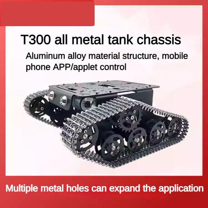 Chasis de tanque 2WD de metal  - Raspberry Pi Kit reseña y precio