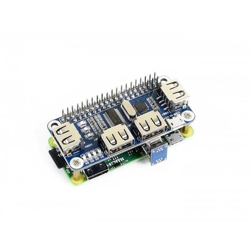 Hub USB de 4 Puertos con HDMI  - Raspberry Pi 4 reseña y precio