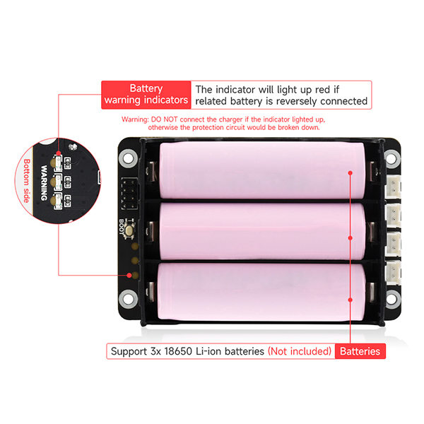 Raspberry Pi 5 UPS HAT soporta - Pi Power Supply reseña y precio