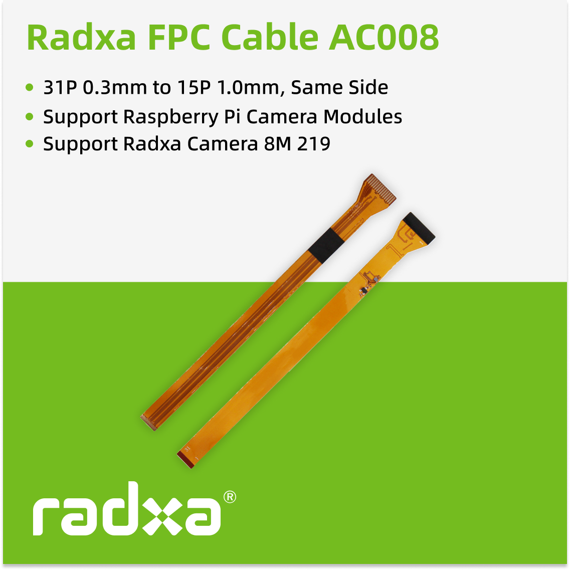 Cable FPC AC008 para cámara Ra - Pi Camera Cable reseña y precio