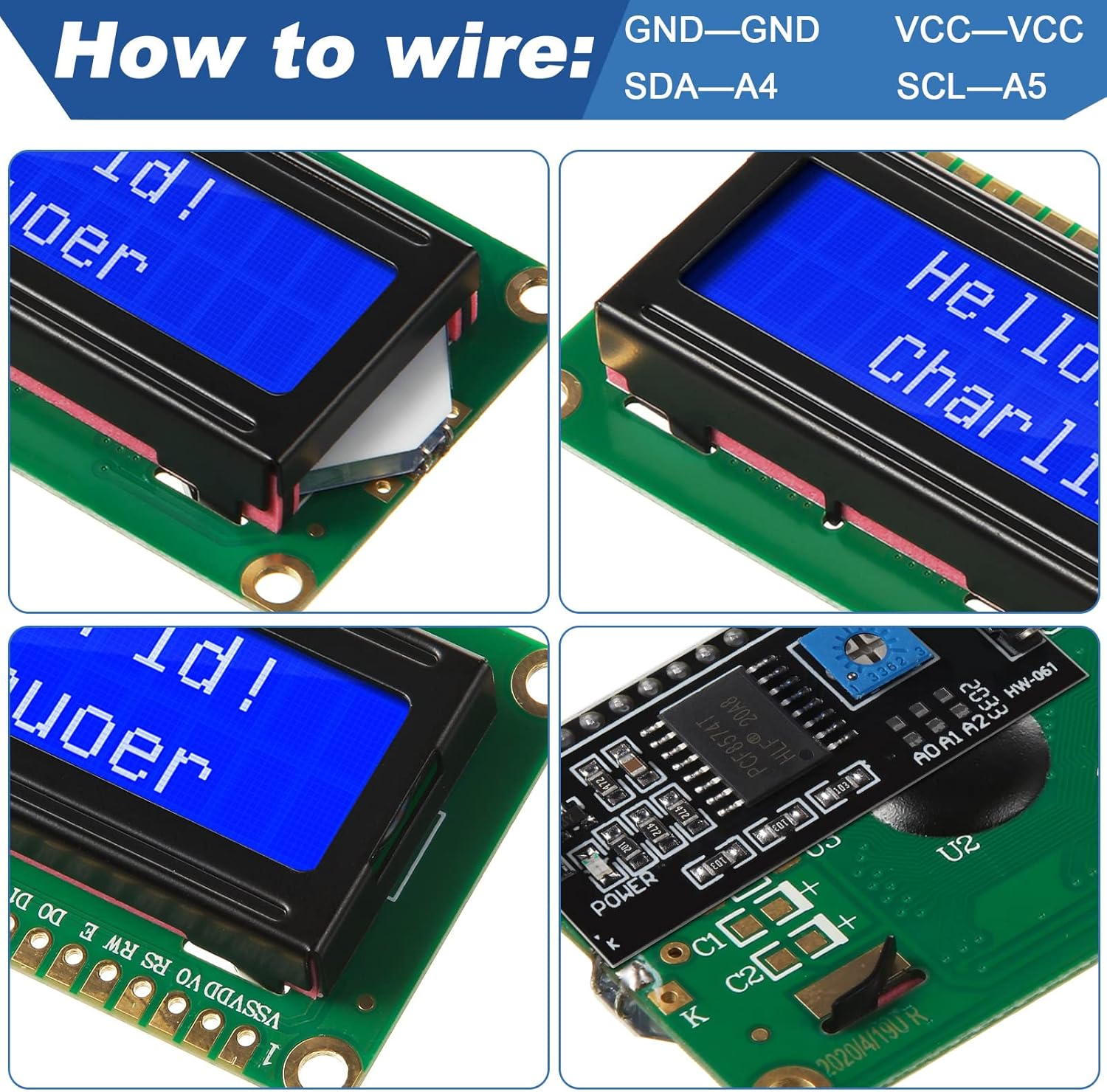 1 Set de Módulo LCD 1602 20*4  - Raspberry Pi 4 reseña y precio