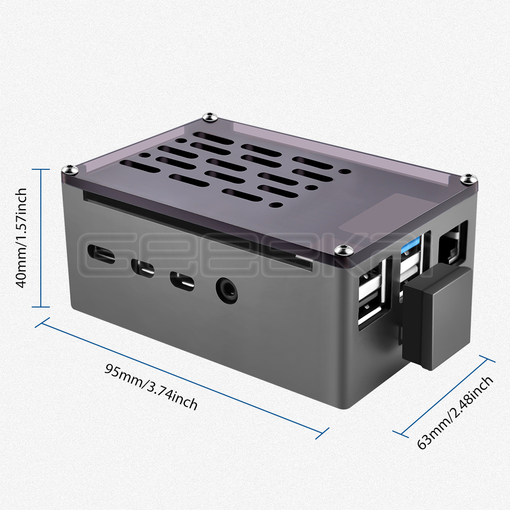 GeeekPi Caja de ladrillo de al - Pi 4 Case reseña y precio
