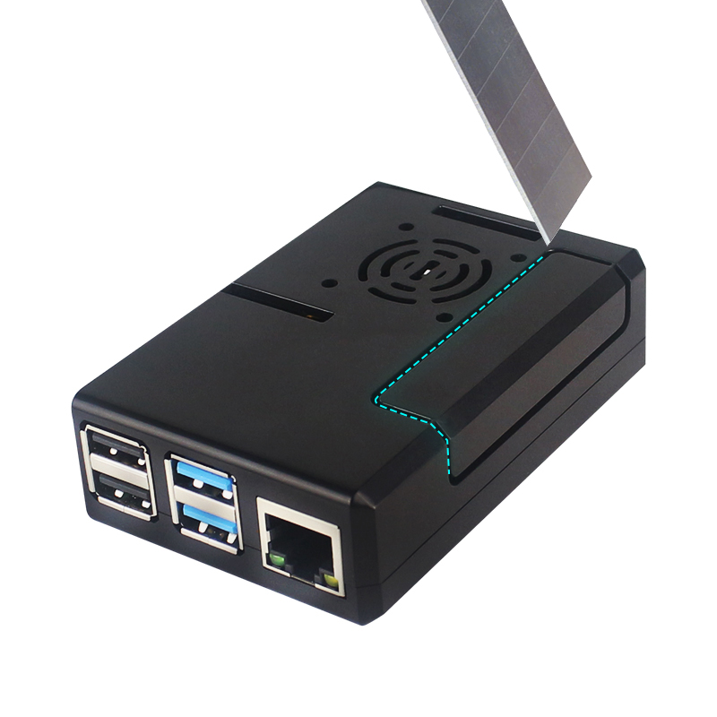 Carcasa de ABS para Raspberry  - Pi 4 Case reseña y precio
