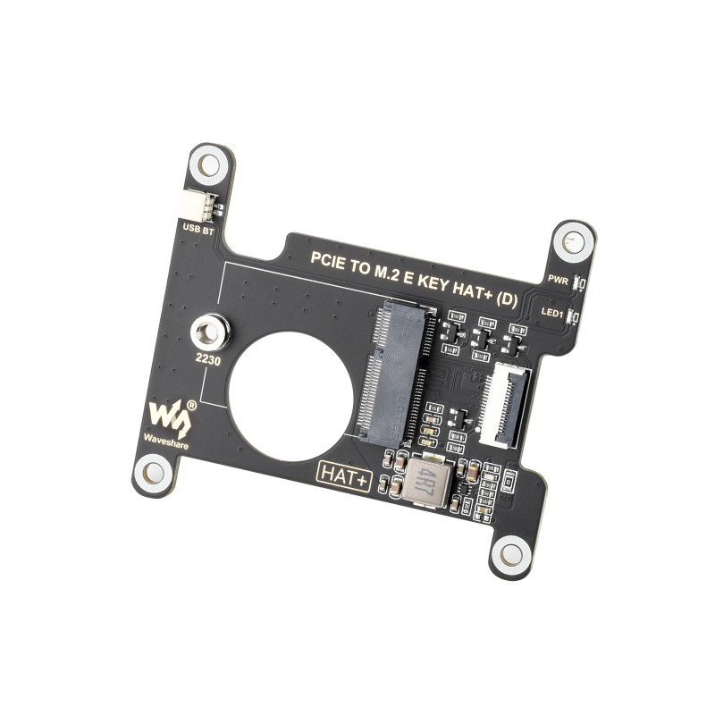 Waveshare PCIe a M.2 E KEY HAT - Raspberry Pi 5 reseña y precio
