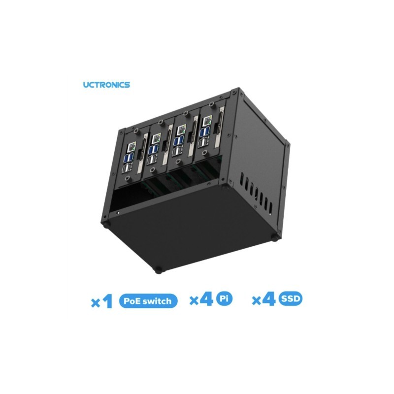 Caja para Raspberry Pi de UCTR - Pi 4 Case reseña y precio